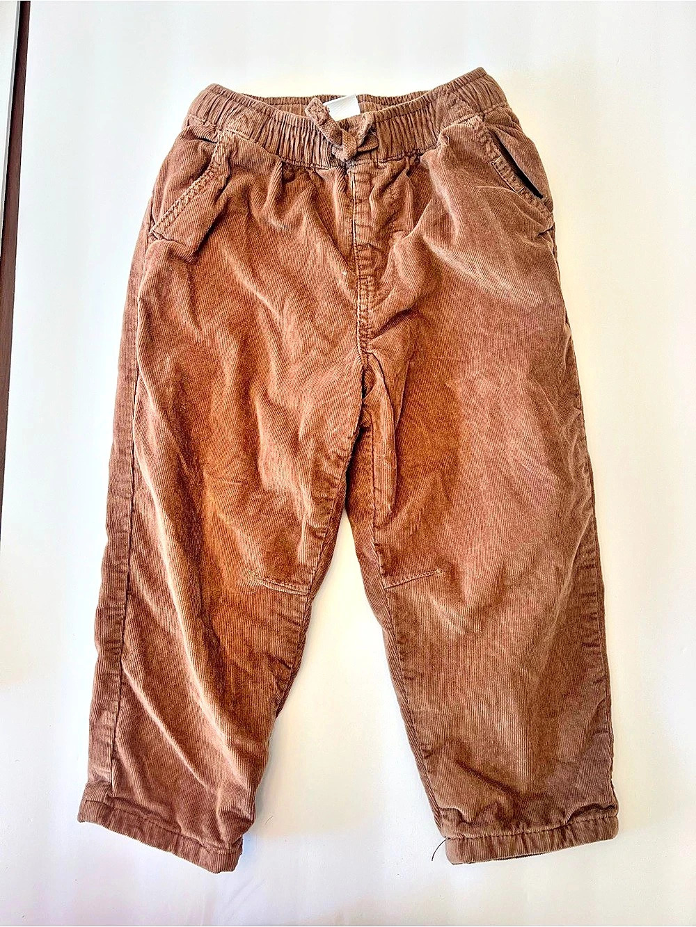 ZARA Corduroy Casual Pants Brown Size 3 cm 98